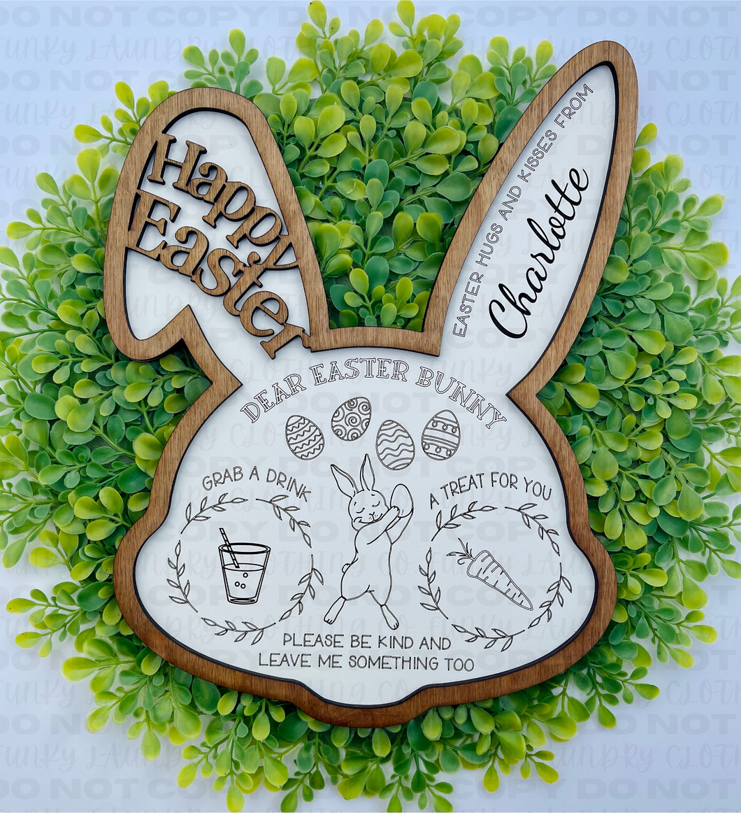 Hop into Easter with a Personalized Handmade Bunny Treat Tray