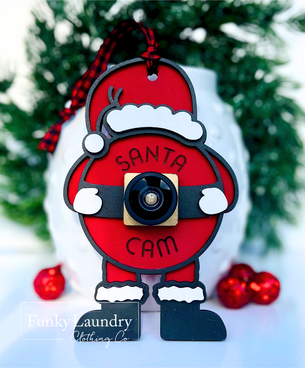 Santa Surveillance Ornament