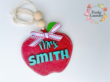 Load image into Gallery viewer, Teacher appreciation gift | Teacher car charm | Personalized Teacher Bag Tag
