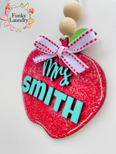 Load image into Gallery viewer, Teacher appreciation gift | Teacher car charm | Personalized Teacher Bag Tag
