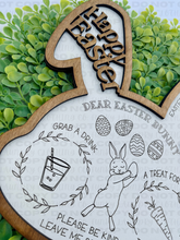 Load image into Gallery viewer, Hop into Easter with a Personalized Handmade Bunny Treat Tray
